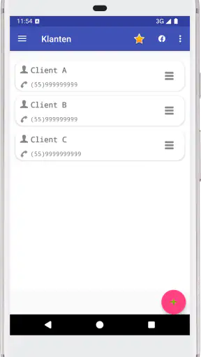 Nagel organisator screenshot