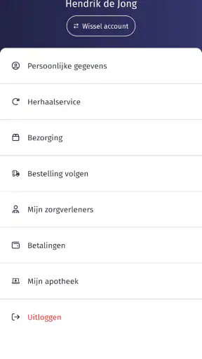 Nationale Apotheek screenshot