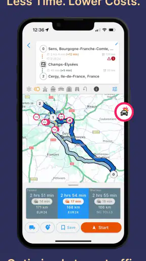 NaviTruck GPS Vrachtwagen screenshot