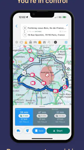 NaviTruck GPS Vrachtwagen screenshot