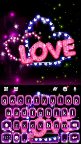 Neon Love Thema screenshot