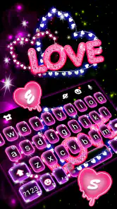 Neon Love Thema screenshot