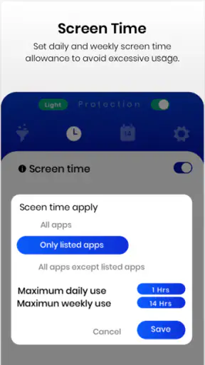 Netspark Real-time filter screenshot