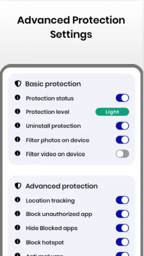 Netspark Real-time filter screenshot