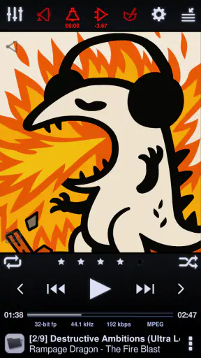 Neutron Music Player screenshot
