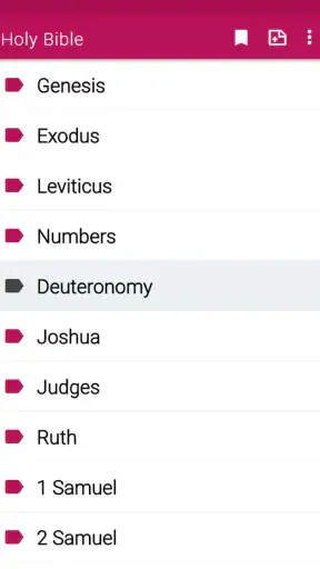 NewKing James Version Bible screenshot
