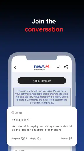 News24: Trusted News. First screenshot