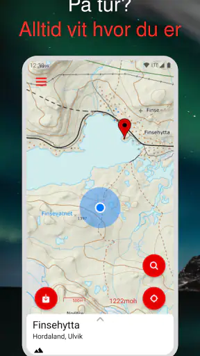 Norgeskart screenshot