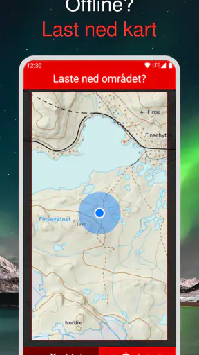 Norgeskart screenshot