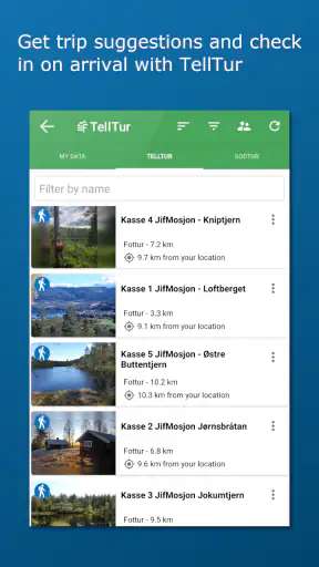 Norgeskart friluftsliv Outdoor screenshot