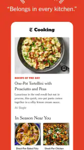 NYT Cooking: Quick Tasty Meals screenshot