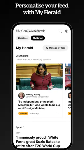 NZ Herald News screenshot