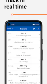 OBD Auto Doctor car scanner screenshot
