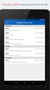 OBD Auto Doctor car scanner screenshot
