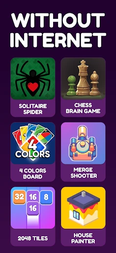 Offline Games No WiFi Fun 100+ screenshot