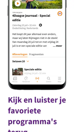 Omroep Gelderland screenshot