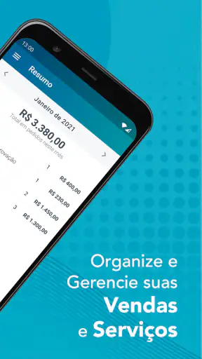 Orçamento de Serviços e Vendas screenshot
