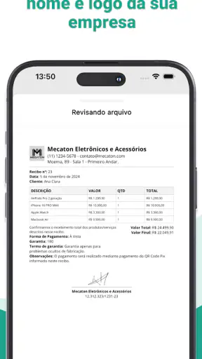 Orçamento e Ordem de Serviço screenshot