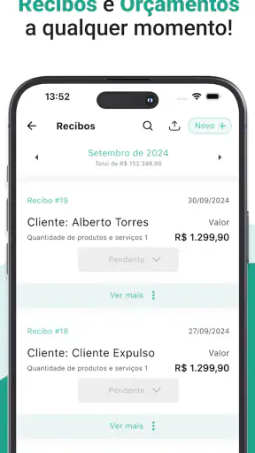 Orçamento e Ordem de Serviço screenshot