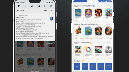 Paid app sales & Promocodes screenshot