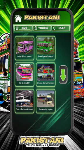 Pakistani Truck Bus Map Bussid screenshot