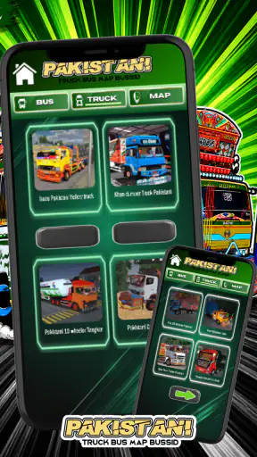 Pakistani Truck Bus Map Bussid screenshot