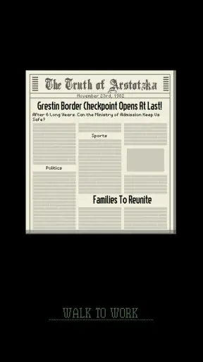 Papers, Please screenshot