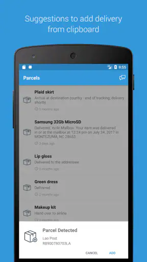 Parcels: Volg Uw Pakketten screenshot