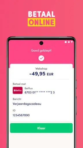 Bancontact Pay screenshot