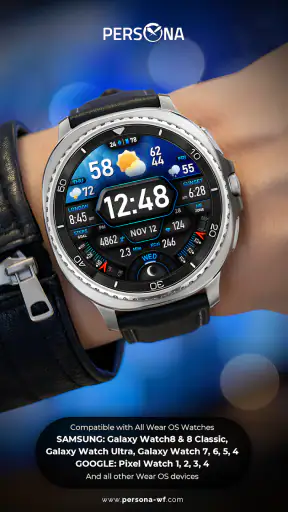 PER17 Digital Watch Face screenshot