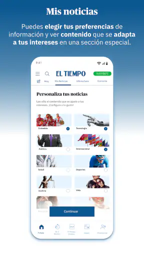 Periódico EL TIEMPO - Noticias screenshot