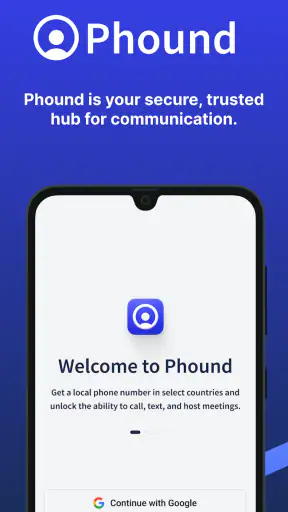 Phound: Calls, Chat & Meetings screenshot
