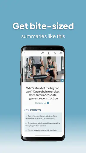 Physio Network Research Review screenshot