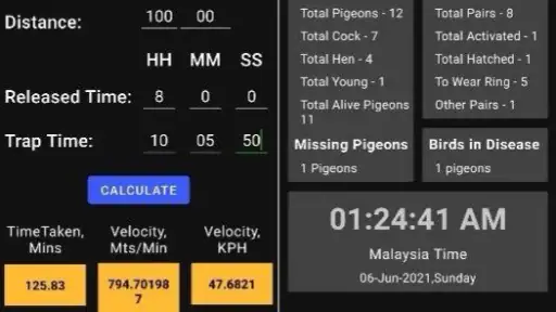 Pigeon Loft Manager screenshot
