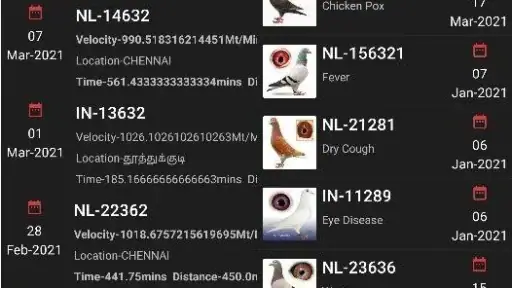 Pigeon Loft Manager screenshot
