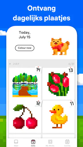 Pixel Art - Kleuren op nummer screenshot