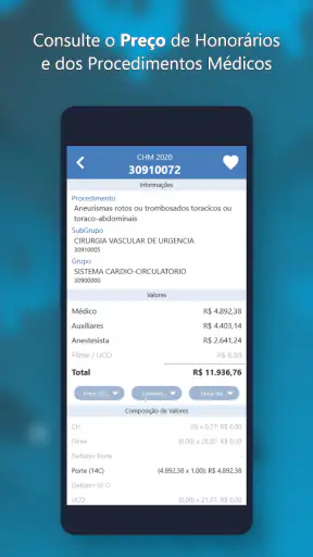 PMED - Preço de Procedimento screenshot