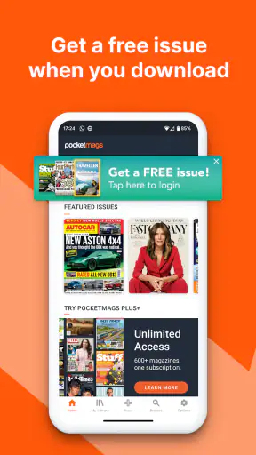 Pocketmags Magazine Newsstand screenshot