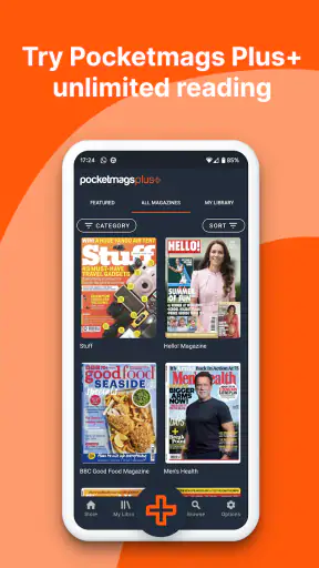 Pocketmags Magazine Newsstand screenshot