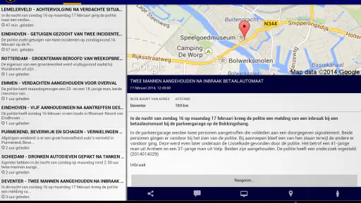 Politie Nieuws NL screenshot