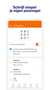 PostNL screenshot