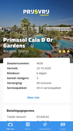 Prijsvrij Vakanties screenshot