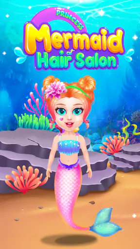 Princess Mermaid At Hair Salon screenshot