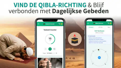 Qibla-richting: Gebedstijden screenshot
