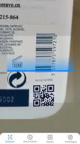 QR-codescanner, Barcodescanner screenshot