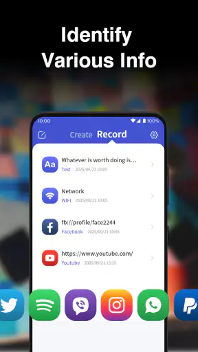QR Create&Scan screenshot