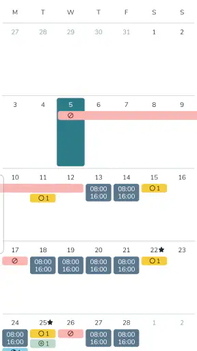 Quinyx Mobile screenshot