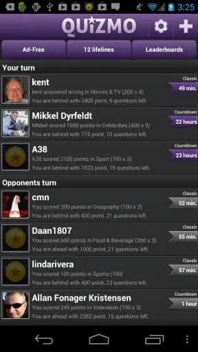 Quizmo - free trivia quiz game screenshot