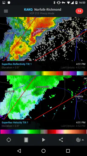 RadarScope screenshot