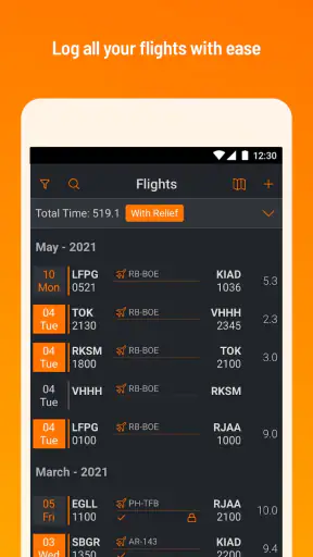RB Logbook voor piloten screenshot